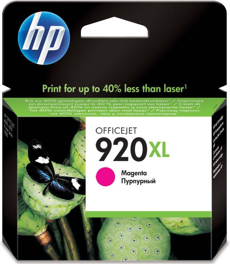 Hp inktcartridge 920XL 700 pagina&apos;s OEM CD973AE magenta