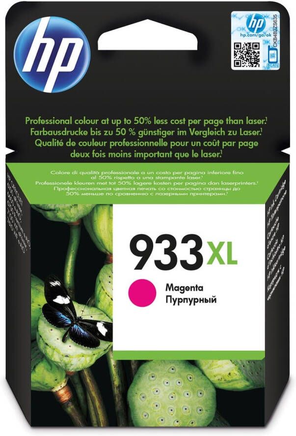 Hp inktcartridge 933XL 825 pagina&apos;s OEM CN055AE magenta