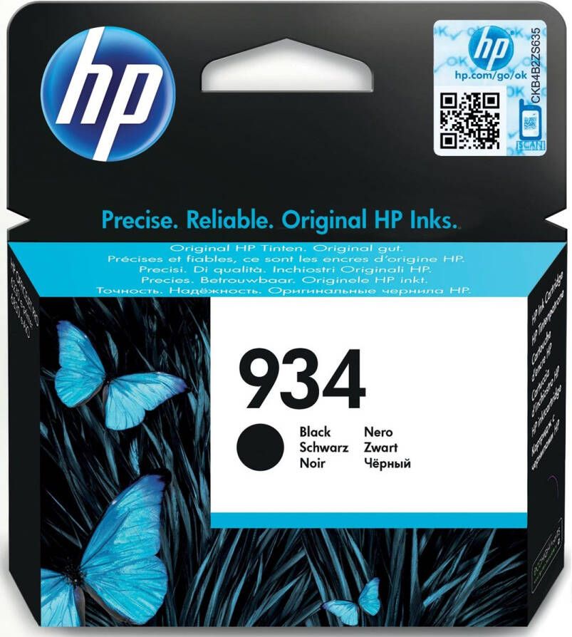 Hp inktcartridge 934 400 pagina&apos;s OEM C2P19AE zwart