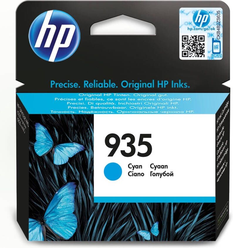 Hp inktcartridge 935 400 pagina&apos;s OEM C2P20AE cyaan