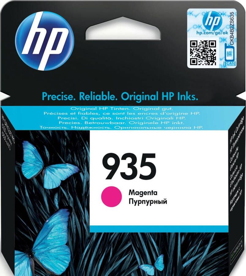 Hp inktcartridge 935 400 pagina&apos;s OEM C2P21AE magenta