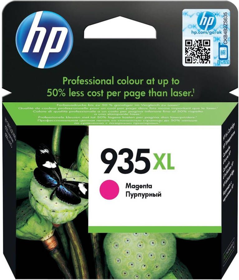 Hp inktcartridge 935XL 825 pagina&apos;s OEM C2P25AE magenta