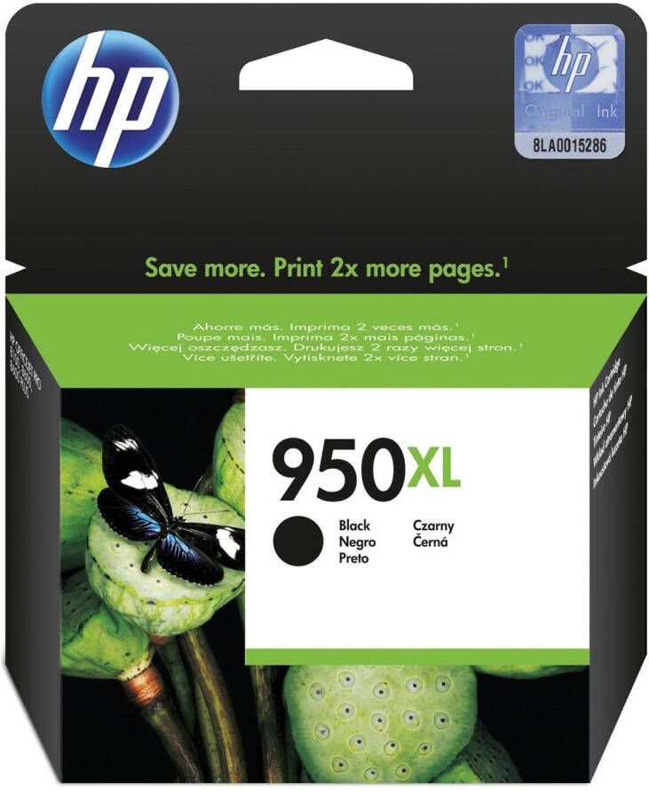 Hp inktcartridge 950XL 2.300 pagina&apos;s OEM CN045AE zwart