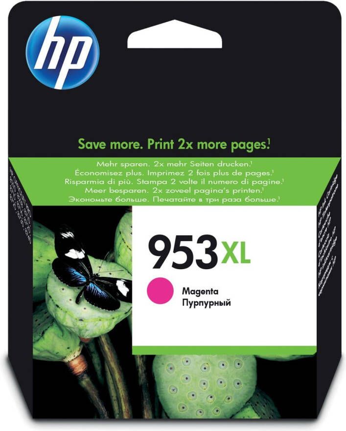 Hp inktcartridge 953XL 1.450 pagina&apos;s OEM F6U17AE magenta
