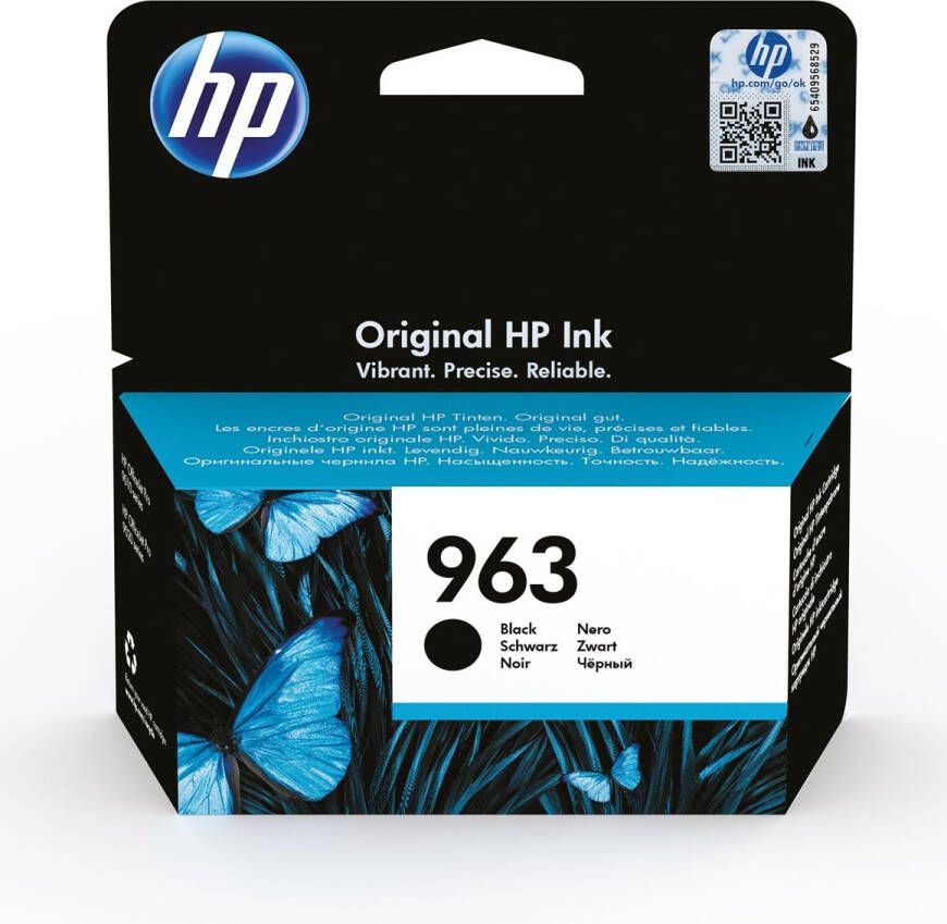 Hp inktcartridge 963 1.000 pagina&apos;s OEM 3JA26AE zwart