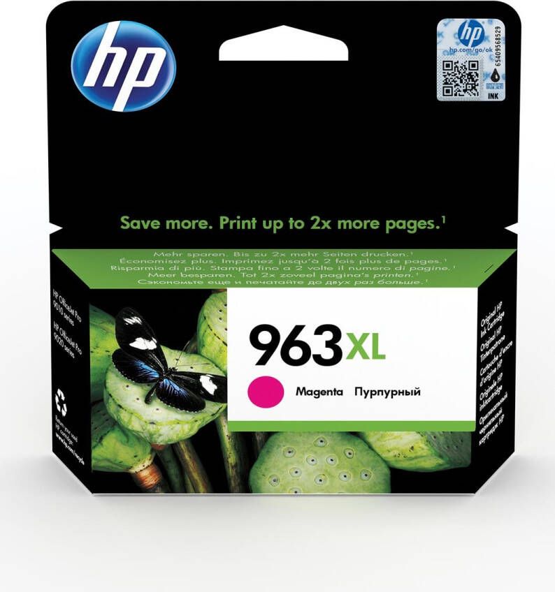 Hp inktcartridge 963XL 1.600 pagina&apos;s OEM 3JA28AE magenta