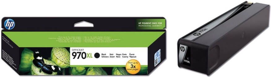 Hp inktcartridge 970XL 9.200 pagina&apos;s OEM CN625AE zwart