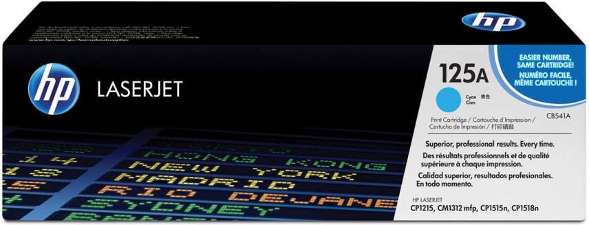 Hp toner 125A 1 400 pagina&apos;s OEM CB541A cyaan
