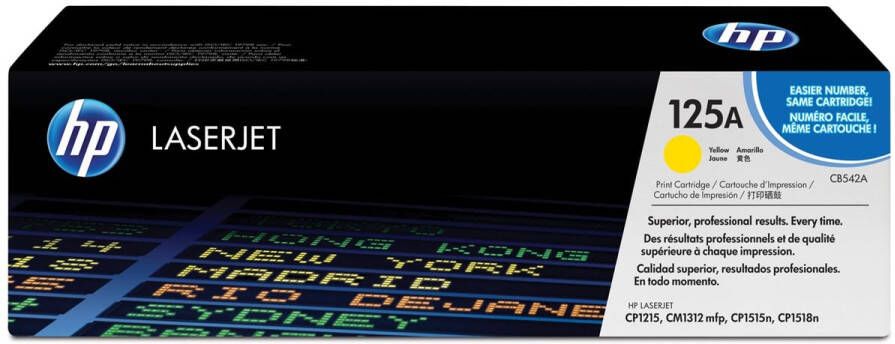 Hp toner 125A 1 400 pagina&apos;s OEM CB542A geel