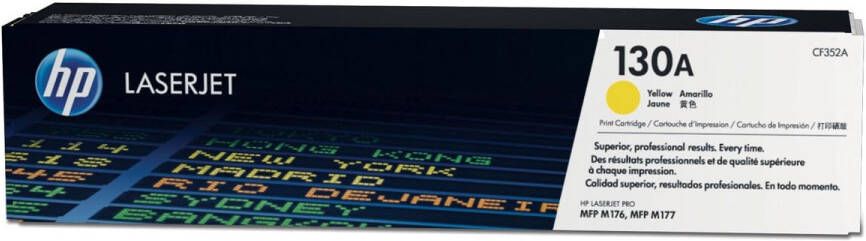 hp toner 130A 1 000 pagina&apos;s OEM CF352A geel