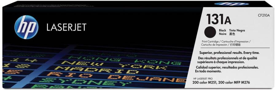 hp toner 131A 1 600 pagina&apos;s OEM CF210A zwart