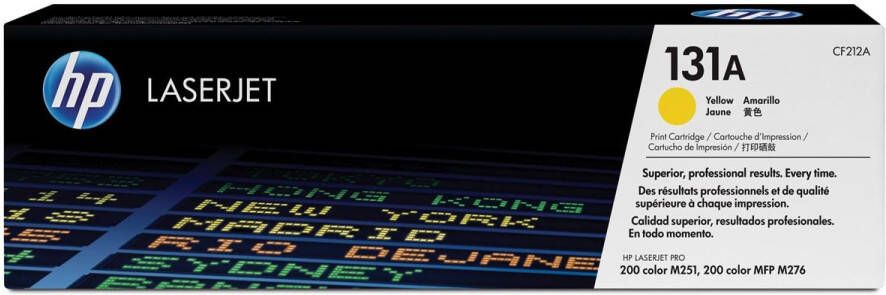 Hp toner 131A 1 800 pagina&apos;s OEM CF212A geel