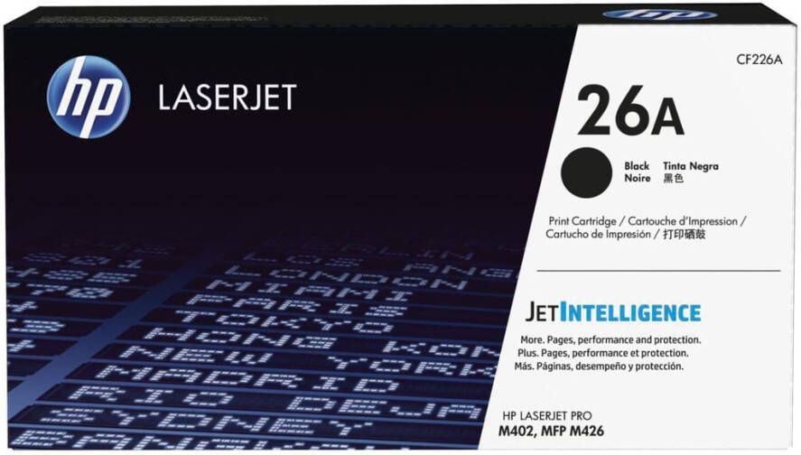 Hp toner 26A 3 100 pagina&apos;s OEM CF226A zwart