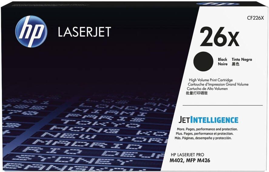 hp toner 26X 9 000 pagina&apos;s OEM CF226X zwart