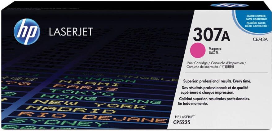 Hp toner 307A 7 300 pagina&apos;s OEM CE743A magenta