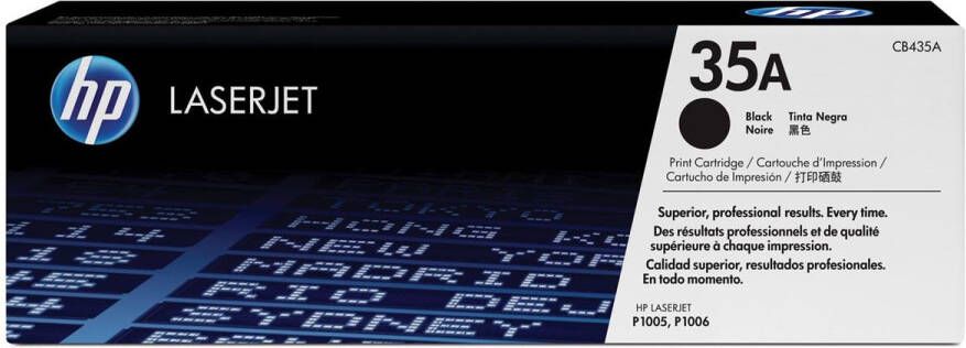 Hp toner 35A 1 500 pagina&apos;s OEM CB435A zwart
