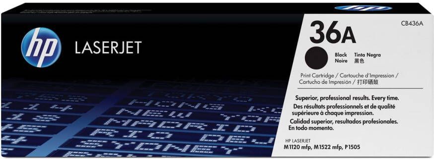 hp toner 36A 2 000 pagina&apos;s OEM CB436A zwart