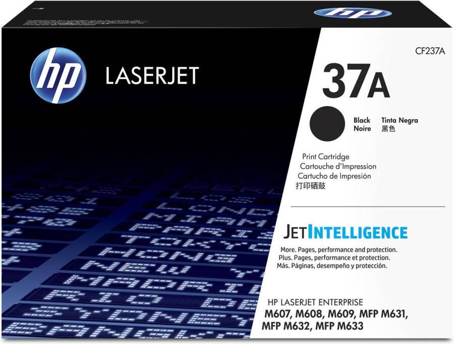 Hp toner 37A 11 000 pagina&apos;s OEM CF237A zwart