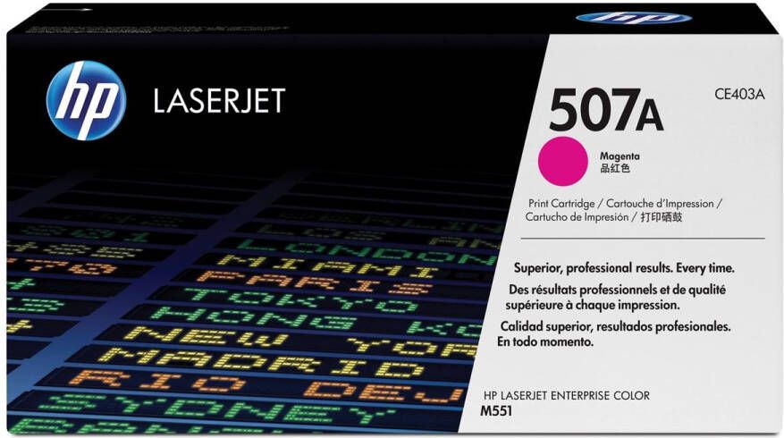 hp toner 507A 6 000 pagina&apos;s OEM CE403A magenta