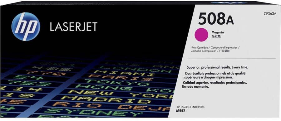 Hp toner 508A 5 000 pagina&apos;s OEM CF363A magenta