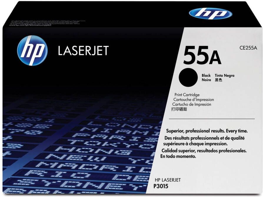 Hp toner 55A 6 000 pagina&apos;s OEM CE255A zwart