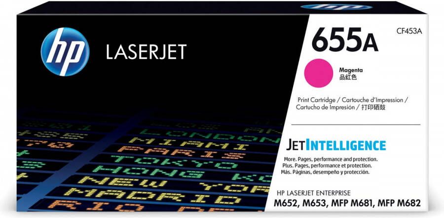 Hp toner 655A 10 500 pagina&apos;s OEM CF453A magenta