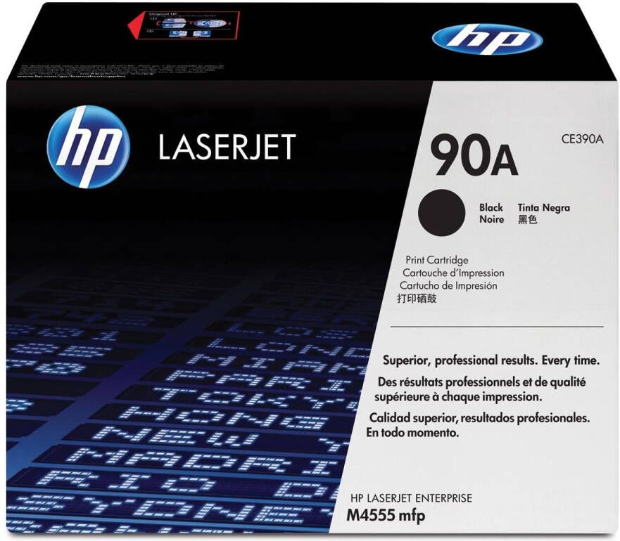 Hp toner 90A 10 000 pagina&apos;s OEM CE390A zwart