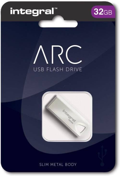Integral ARC USB stick 2.0 32 GB zilver