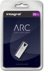 Integral ARC USB stick 2.0 32 GB zilver
