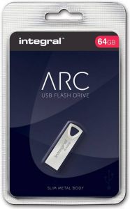 Integral ARC USB stick 2.0 64 GB zilver