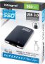 Integral draagbare SSD harde schijf 960 GB zwart - Thumbnail 1