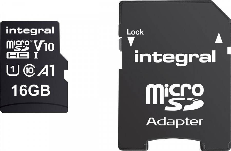 Integral microSDHC geheugenkaart 16 GB
