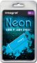 Integral Neon USB 2.0 stick 32 GB blauw - Thumbnail 1