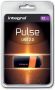 Integral Pulse USB 2.0 stick 32 GB zwart oranje - Thumbnail 1