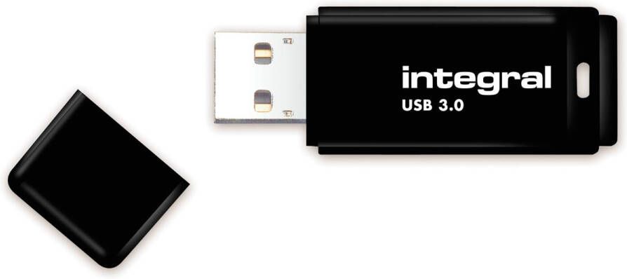 Integral USB stick 3.0 Black 256 GB zwart