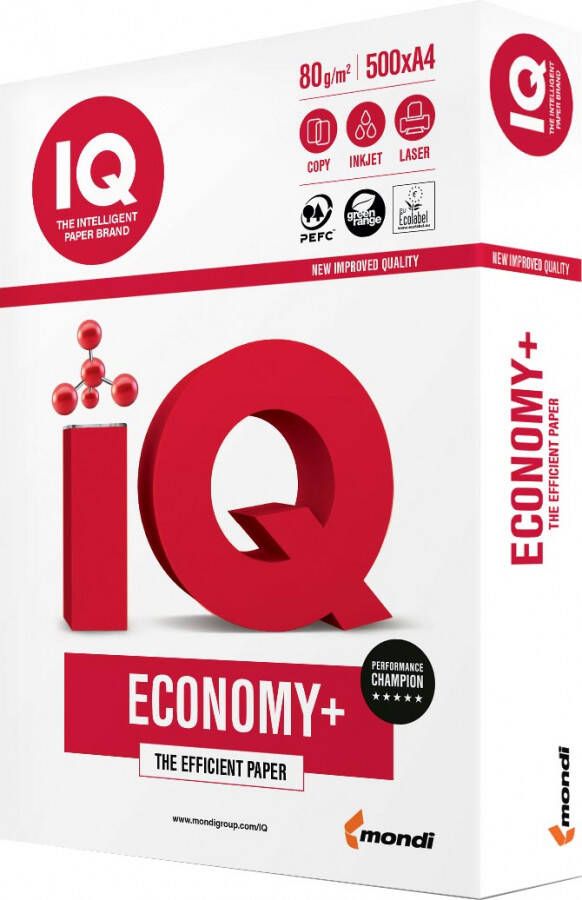 IQ Economy+ printpapier ft A3, 80 g, pak van 500 vel online kopen