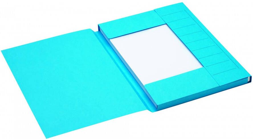 Jalema Secolor dossiermap voor ft A4 uit karton blauw pak van 25 stuks