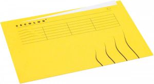 Jalema Secolor dossieromslag voor ft A4(22 5 x 31 cm ) geel met tabrand