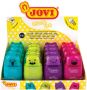 Jovi potloodslijper gum Combo display van 16 stuks in geassorteerde kleuren - Thumbnail 1