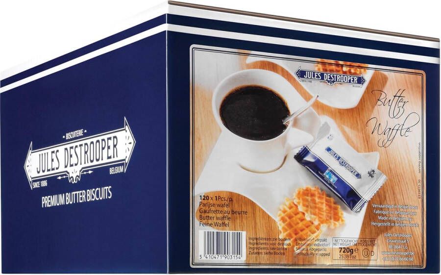 Jules Destrooper Jules De Strooper boterwafels doos van 120 stuks