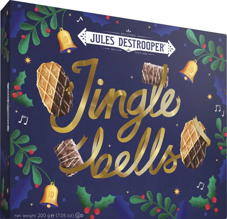 Jules Destrooper Jules Jingle Bells chocolate pleasure doos van 200 g