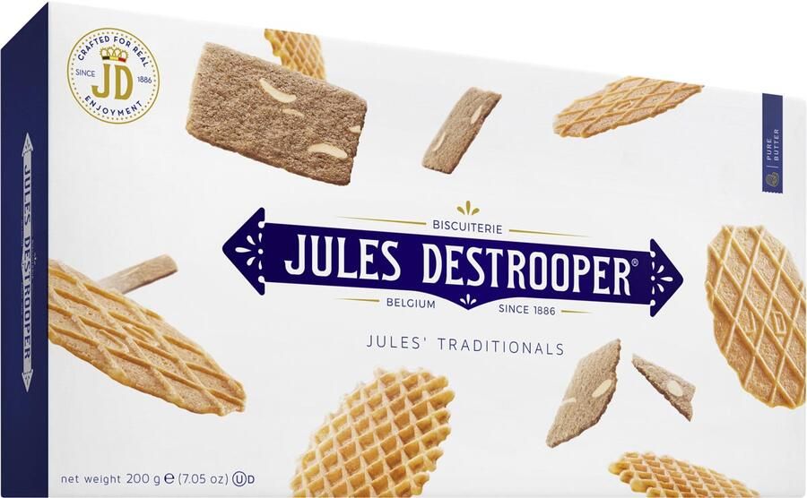 Jules Destrooper koekjes Jules&apos; Traditionals doos van 200 gram