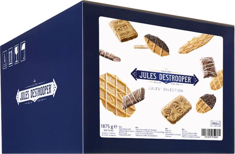 Jules Destrooper koekjes Jules&apos; Selection doos van 300 stuks