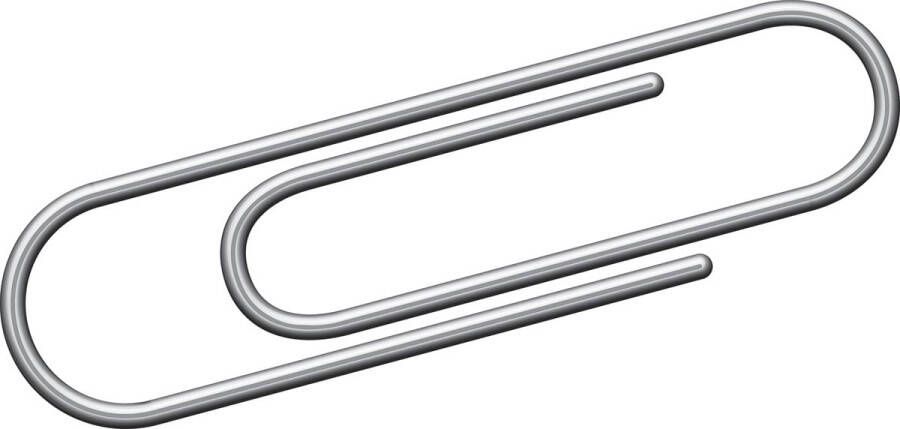 OfficeTown Paperclips Kangaro 25 mm rond doosje 100 stuks verzinkt - Foto 2