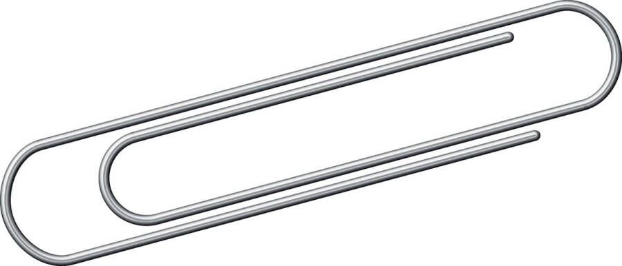 OfficeTown Paperclips Kangaro 75 mm rond doosje 100 stuks verzinkt - Foto 2