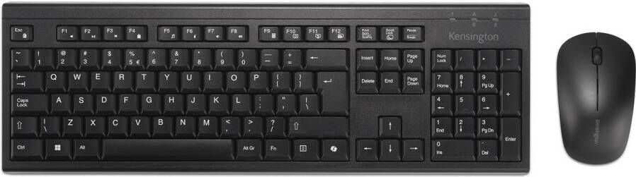 Kensington EQ draadloze deskset KM270 oplaadbaar qwerty