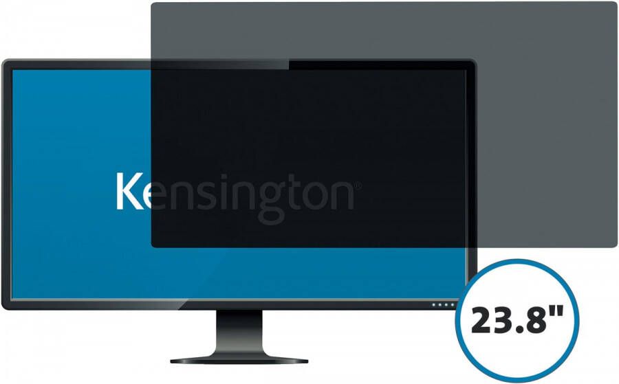 Kensington privacy filter dubbelzijdig verwijderbaar voor schermen van 23 8 inch 16 9