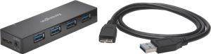 Kensington USB 3.0 Hub 4-poorten met oplaadfunctie