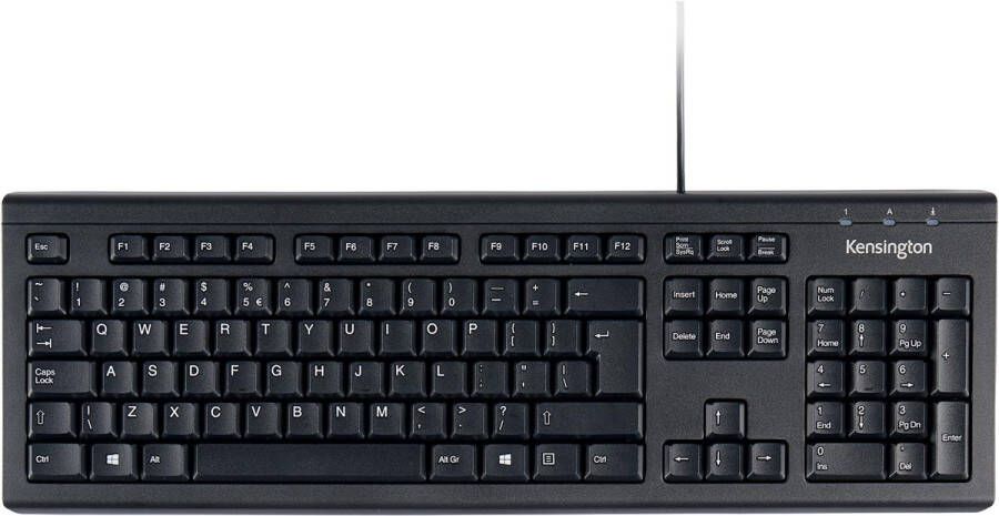 Kensington ValuKeyboard toetsenbord zwart qwerty