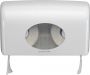 Aquarius KC Toiletpapierdispenser Aquarius duo voor kleine rollen wit 6992 - Thumbnail 1